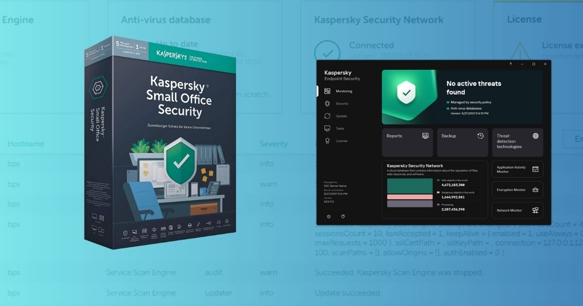Phần mềm diệt virus Kaspersky Small office Security
